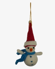 Felt Snowman Christmas Decoration - Christmas Handmade Decorations Png, Transparent Png, Transparent PNG