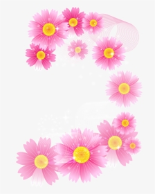 Pink Flowers Full Transparent Clipart - Cute Romantic Good Morning Message For Her, HD Png Download, Transparent PNG