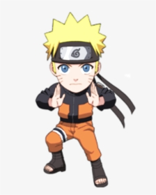 Chibi Naruto Uzumaki Rasengan - Naruto Chibi Transparent, HD Png Download, Transparent PNG