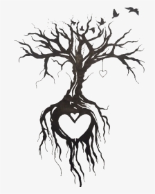 Download Png Free Tattoo Tree Transprent Png Free Download - Dead Tree Of Life Tattoo, Transparent Png, Transparent PNG