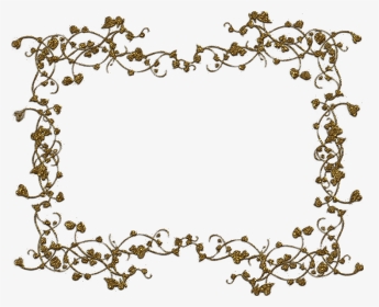 Png Gold Frame By Theartist100 On Deviantart - Party Till The Cows Come Home Invitation, Transparent Png, Transparent PNG