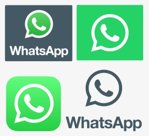 Black Logo Whatsapp Png, Transparent Png, Transparent PNG