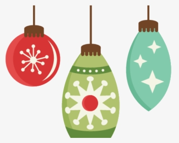 Hanging Christmas Ornaments Backgroun Png - Cute Christmas Ornaments Clipart, Transparent Png, Transparent PNG