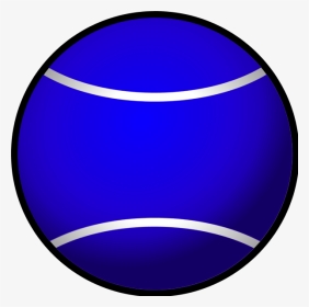 Tennis Ball Simple Vector Clip Art - Blue Tennis Ball Clip Art, HD Png Download, Transparent PNG
