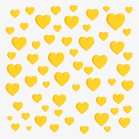 #background #emoji #corazon #heart #yellow #amarillo - Yellow Heart Emoji Background, HD Png Download, Transparent PNG