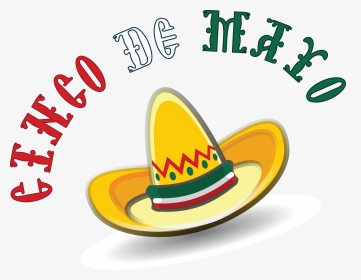 Fiesta Clipart Cinco De Mayo - Sombrero Png Cinco De Mayo Clip Art, Transparent Png, Transparent PNG