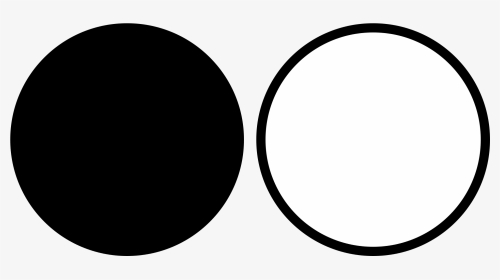 Circle Clipart Black And White - Black And White Circle Clip Art, HD Png Download, Transparent PNG