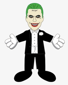 Joker Jared Leto Cartoon, HD Png Download, Transparent PNG