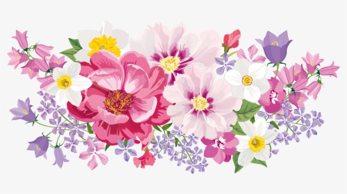 Flower Floral Design Clip Art - Clip Art Elegant Flowers, HD Png Download, Transparent PNG