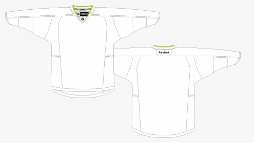 Blank Jersey Png - Vector Blank Hockey Jersey Template, Transparent Png, Transparent PNG