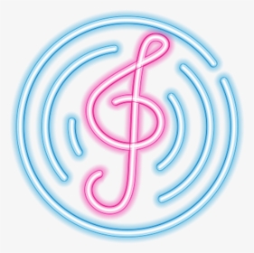 Neon Music Note Transparent, HD Png Download, Transparent PNG