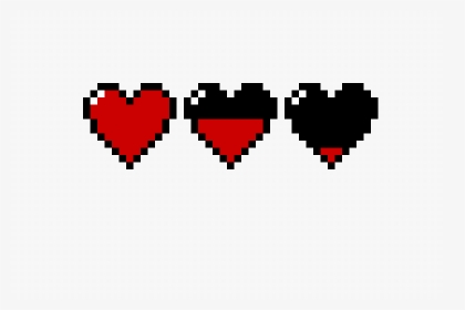 8 Bit Heart Png - Heart Pixel Mug, Transparent Png, Transparent PNG