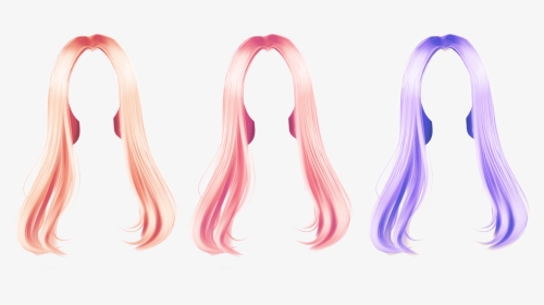 Long Pink Hair Transparent, HD Png Download, Transparent PNG