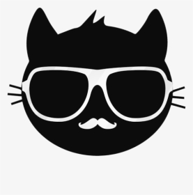 Dank Glasses Png - Cat With Glasses Clipart, Transparent Png, Transparent PNG