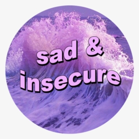 #purple #aesthetic #purpleaesthetic #sad - Wave Sea, HD Png Download, Transparent PNG