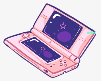 #nintendo #pastel #aesthetic #pink #90s #cute - Handheld Game Console, HD Png Download, Transparent PNG