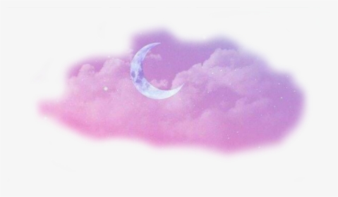 Soft Purple Aesthetic Moon, HD Png Download, Transparent PNG