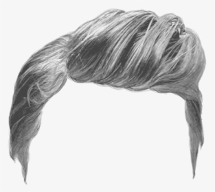 Hair Png Photoshop - Picsart Black And White Background Hd, Transparent Png, Transparent PNG