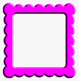 Square Clipart Solid - Pink Picture Frames Clipart, HD Png Download, Transparent PNG