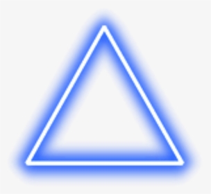 #blue #darkblue #neon #triangle #border #png #freetoedit - Neon Triangle Png, Transparent Png, Transparent PNG