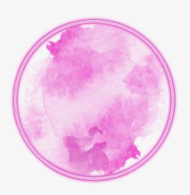 #neon #round #pink #freetoedit #circle #frame #border - Circle Frames Neon Transparent, HD Png Download, Transparent PNG
