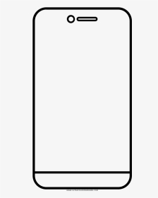 Smartphone Coloring Page - Mobile Phone, HD Png Download , Transparent ...
