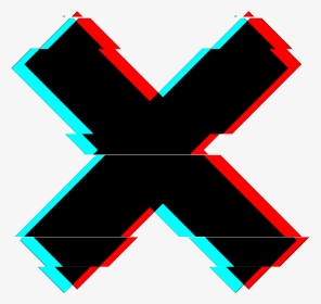 #x #glitch - Picsart Sticker X, HD Png Download, Transparent PNG