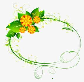 Lace Clipart Flower Indian - Frame Oval Floral Png, Transparent Png, Transparent PNG