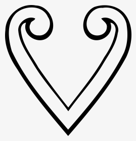 Transparent Heart Drawing Png - Line Art, Png Download, Transparent PNG