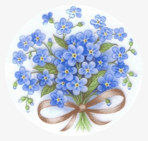 Forget Me Not Flowers Gif, HD Png Download , Transparent Png Image ...