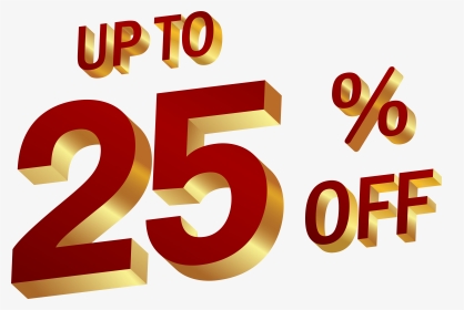 25 Percent Off Clipart Picture Freeuse Download 25 - 25 Discount Png, Transparent Png, Transparent PNG