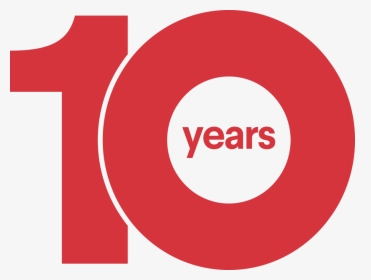 10 Years Logo Png, Transparent Png, Transparent PNG