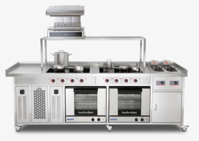 Commercial Induction Range With Hobs Fryer Oven Under - Kitchen, HD Png Download, Transparent PNG