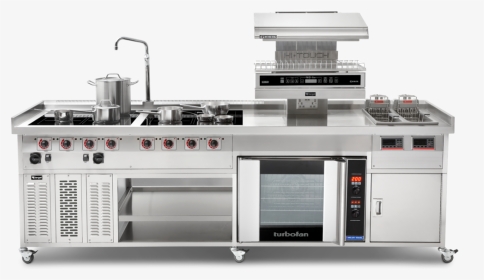 Commercial Induction Range With Hobs Fryer Grill Oven - Kitchen, HD Png Download, Transparent PNG
