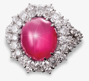 Untreated Star Ruby Ring, - Diamond, HD Png Download, Transparent PNG