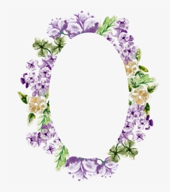 Floral Frame Png - Bellflower, Transparent Png, Transparent PNG
