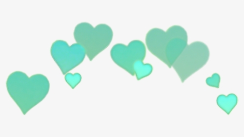 Green Heart Crown - Green Photo Booth Hearts, HD Png Download, Transparent PNG
