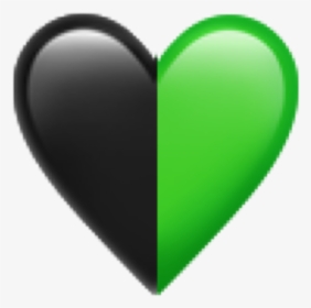 #freetoedit #hearts #heart #crown #tiara #valintinesday - Green And Black Heart, HD Png Download, Transparent PNG