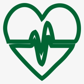 Heart With Heartbeat Inside, HD Png Download, Transparent PNG