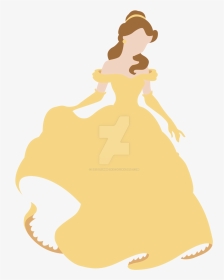Belle Silhouette Png - Princess Belle Silhouette Clipart, Transparent Png, Transparent PNG