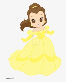 Chibi Disney Princesses Drawings - Drawings Of Disney Princess Cartoon, HD Png Download, Transparent PNG