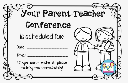Teacher Conference Parents - Parent Teacher Conference Reminder Editable, HD Png Download, Transparent PNG