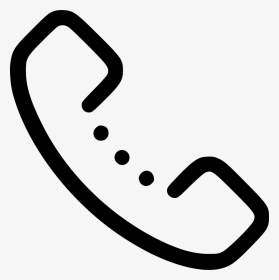 Phone Call Contact Telephone Dial Calling - Telefone Icon Branco, HD Png Download, Transparent PNG