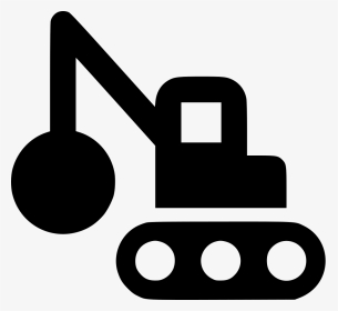 Concrete Crushing - Wrecking Ball Icon Png, Transparent Png, Transparent PNG
