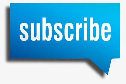 Blue Subscribe Png - Subscribe Logo Png Blue, Transparent Png, Transparent PNG