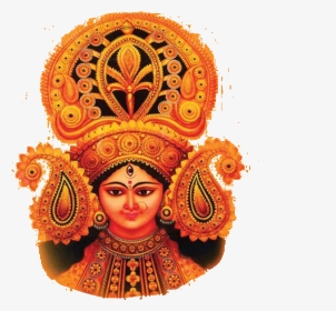 Maa Durga Image Png - Beautiful Painting Of Maa Durga, Transparent Png, Transparent PNG