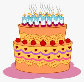 Graphic Freeuse Layered Clip Art At - Birthday Cake Clip Art, HD Png Download, Transparent PNG