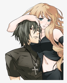Anime Couple By Kittenseitz-d33809u - Anime Couple Blonde Girl, HD Png Download, Transparent PNG