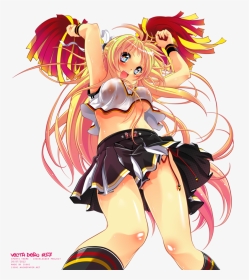 Gambar Anime Girl Cheerleader, HD Png Download, Transparent PNG