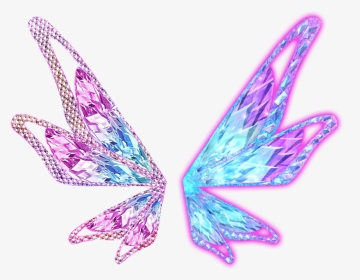 #wings #fairy #fairywings #faerie #jewel #gem #crystal - Winx Bloom Tynix Wings, HD Png Download, Transparent PNG